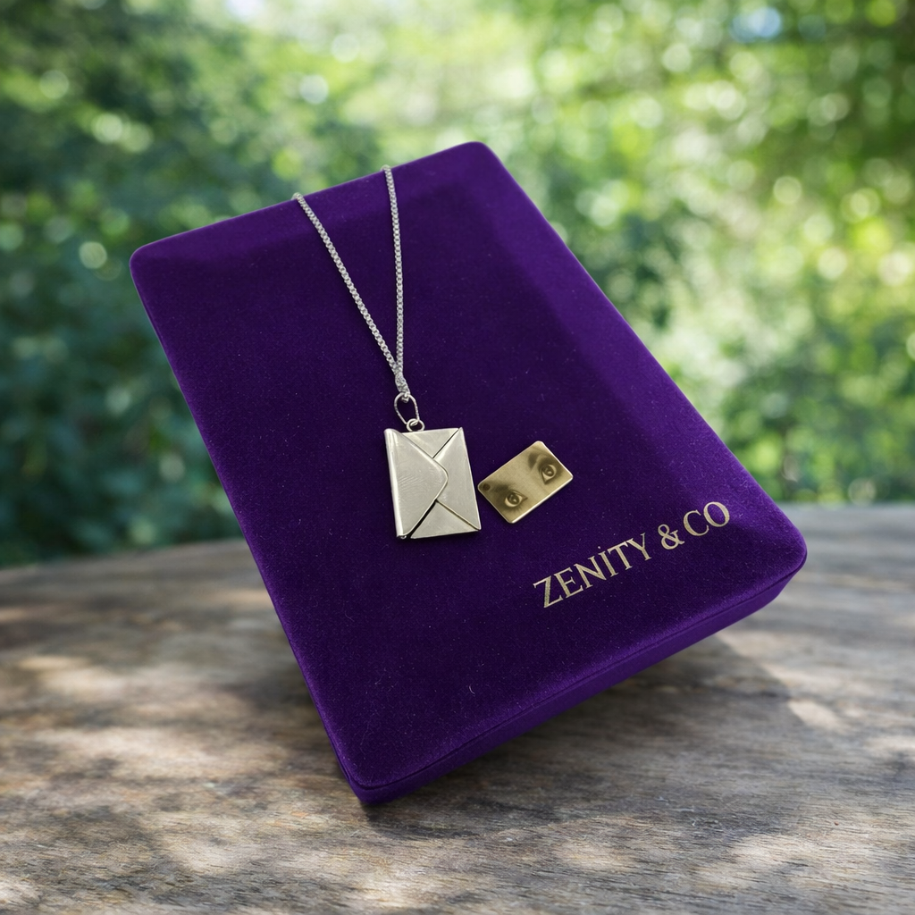 Kişiye Özel Fotoğraflı Mektup Kolye